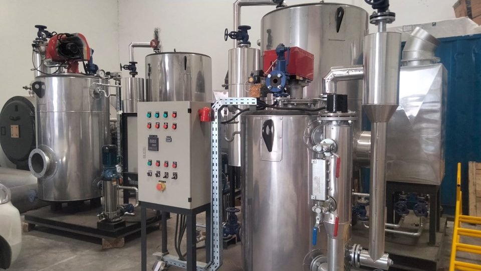 STEAM BOILER 300 KG VERTIKAL