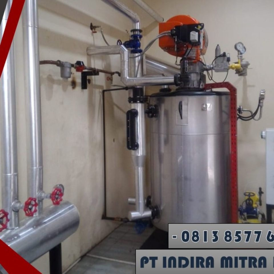 STEAM BOILER KAPASITAS 1 TON- 1.000 KG VERTIKAL