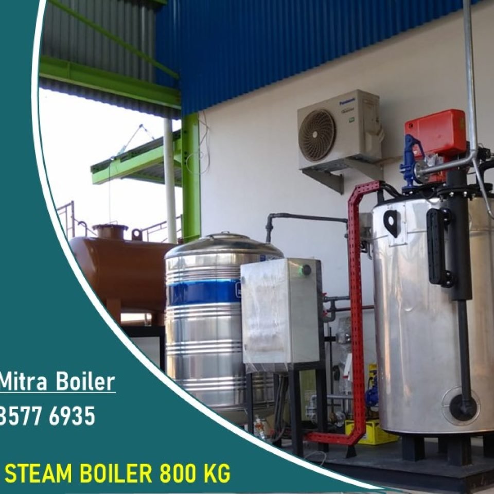 STEAM BOILER KAPASITAS 800 KG/H LOKAL DI INDONESIA