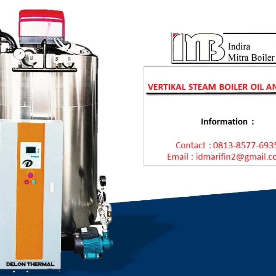 STEAM GENERATOR VERTIKAL 1 TON-H DELON BOILER