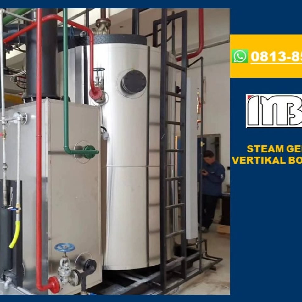 STEAM GENERATOR VERTIKAL 1.5 TON DELON BOILER