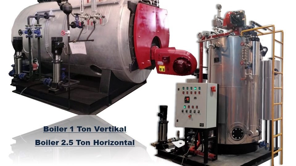 Steam Boiler 1 Ton Dan 2.5 Ton