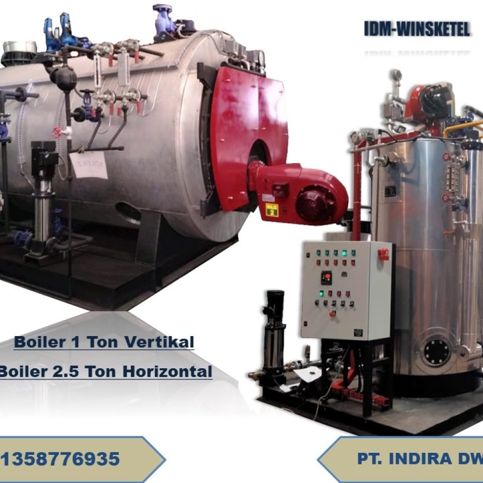 Steam Boiler 1 Ton Dan 2.5 Ton