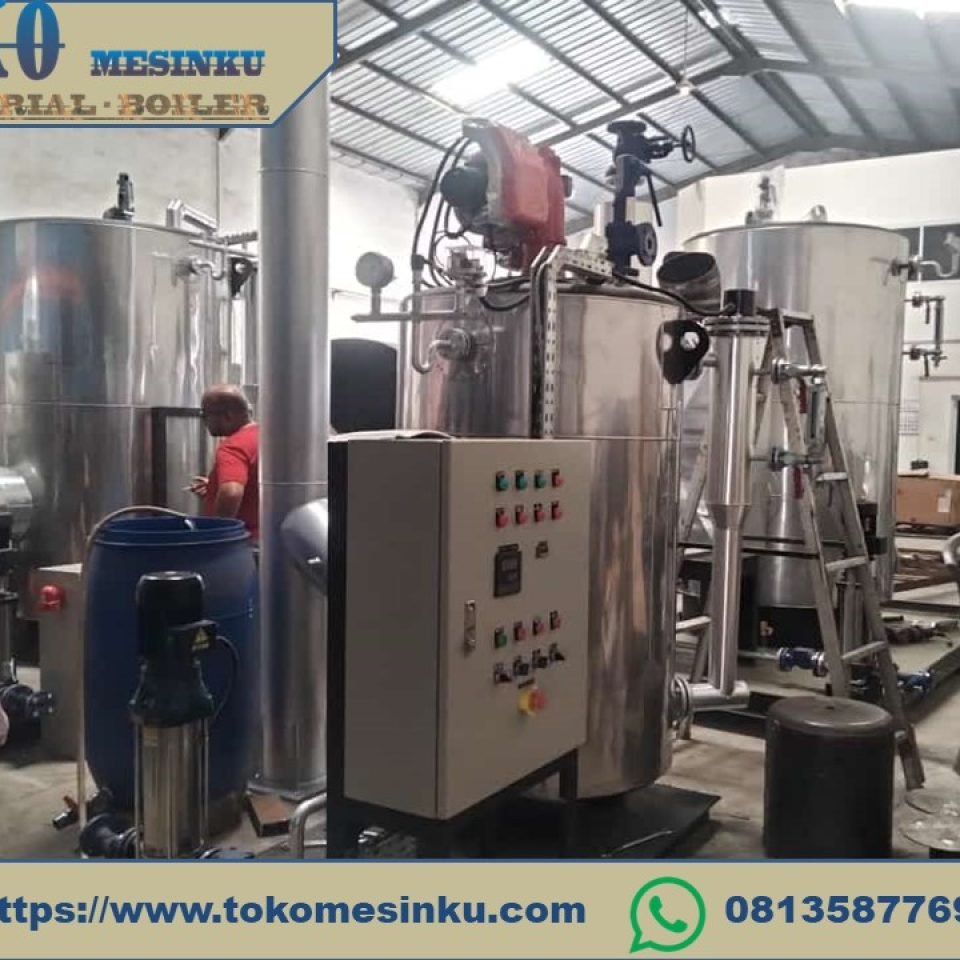 Steam boiler 500 KG vertikal lokal