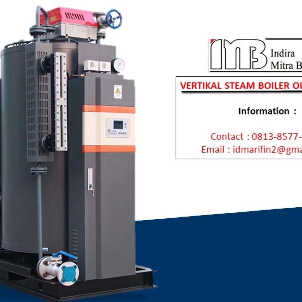 VERTIKAL STEAM BOILER GENERATOR 2 TON DELON