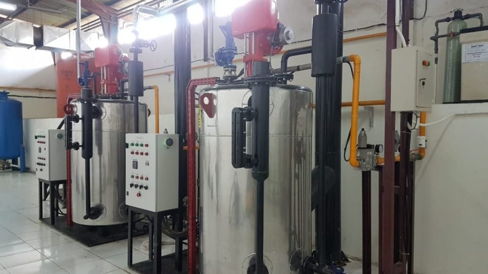 Steam boiler vertikal 750 kg