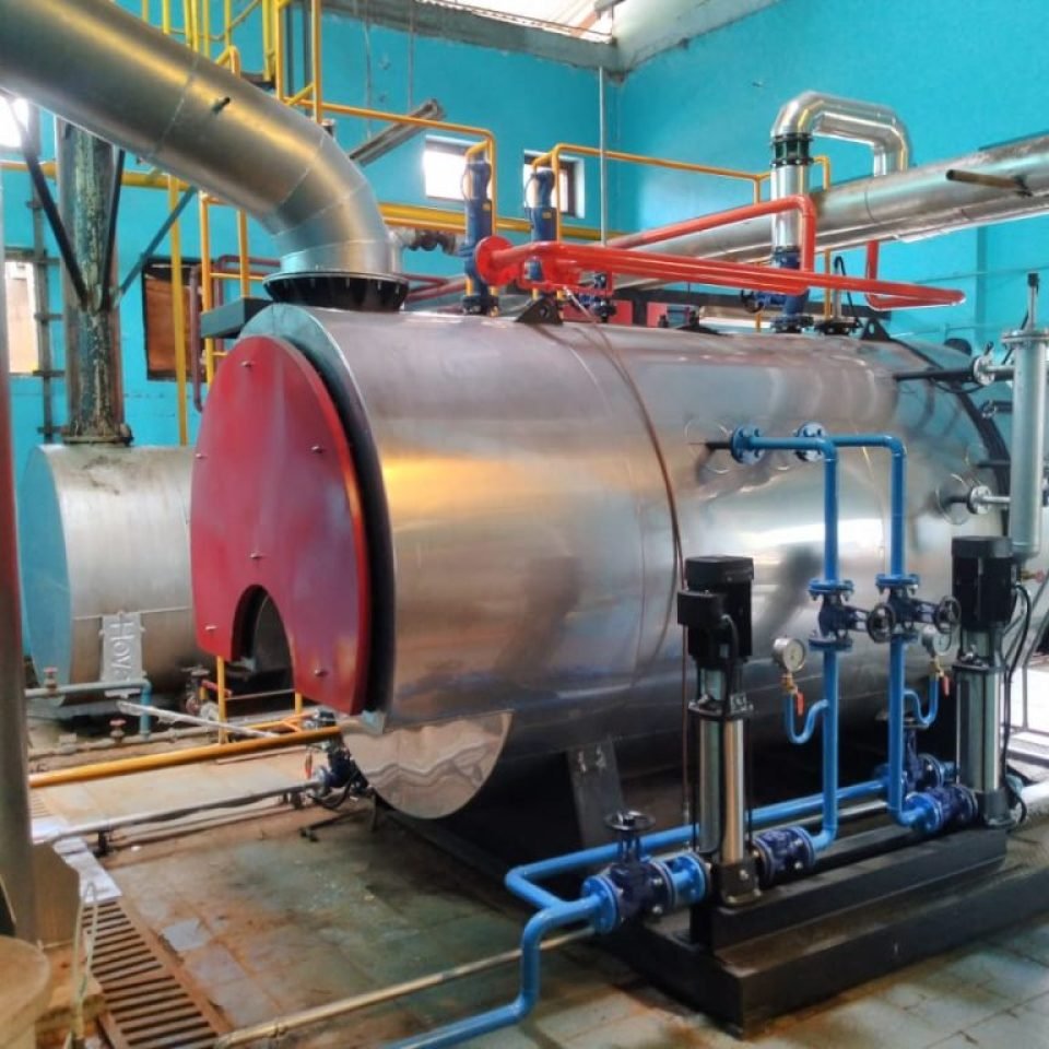 steam boiler dual fuel 2 ton